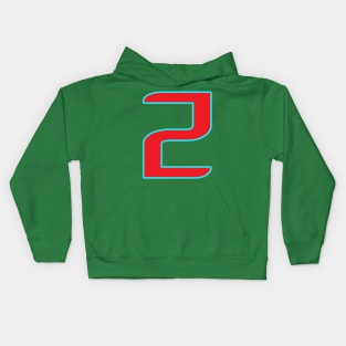 funny numbers Get your luck number 2 Kids Hoodie